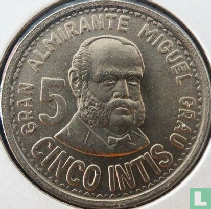 Peru 5 intis 1985 - Image 2
