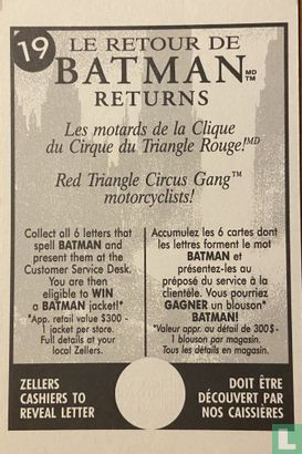 Batman Returns Movie: Red Triangle Circus Gang motorcyclists! - Afbeelding 2