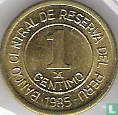 Peru 1 céntimo 1985 - Afbeelding 1