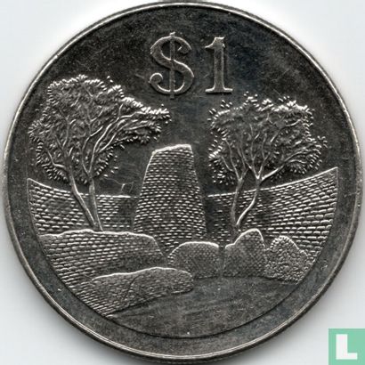 Zimbabwe 1 dollar 2001 - Afbeelding 2