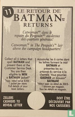 Batman Returns Movie: Catwoman in The Penguin’s lair above the campaign headquarters! - Afbeelding 2