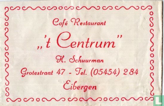 Café Restaurant " 't Centrum" - Image 1