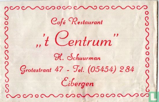 Café Restaurant " 't Centrum" - Image 1