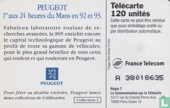 Peugeot 905  - Afbeelding 2
