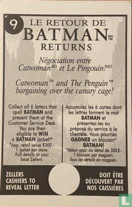 Batman Returns Movie: Catwoman and The Penguin bargaining over the canary cage! - Image 2