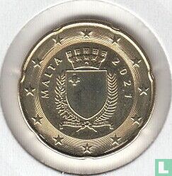 Malta 20 cent 2021 - Image 1