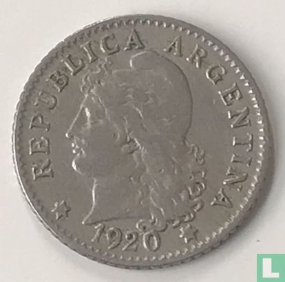 Argentinen 5 Centavo 1920 - Bild 1