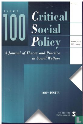 Critical Social Policy 100 - Image 1