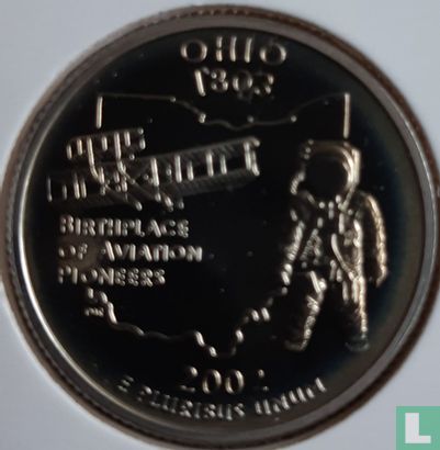 États-Unis ¼ dollar 2002 (BE - cuivre recouvert de cuivre-nickel) "Ohio" - Image 1