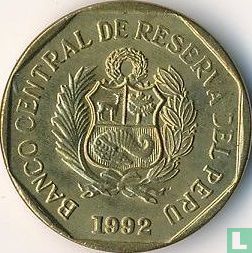 Pérou 5 céntimos 1992 - Image 1