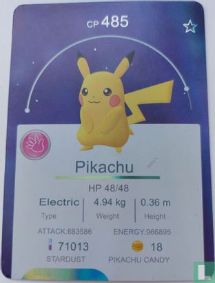 Pikachu (2017) - Pokmon GO Trading Card Game (English/Spanish) - LastDodo
