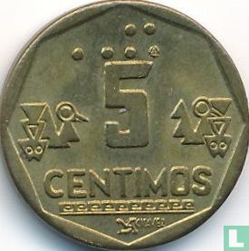 Peru 5 céntimos 1993 (type 2) - Image 2