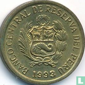 Peru 1 céntimo 1993 (type 1) - Image 1
