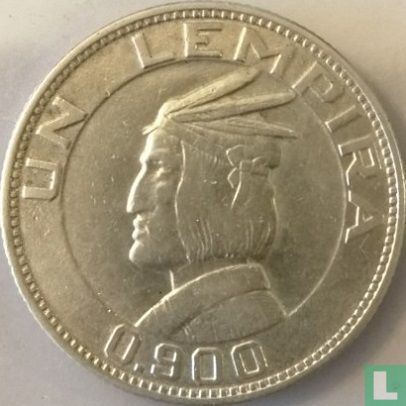 Honduras 1 lempira 1933 - Image 2