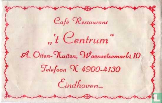 Café Restaurant " 't Centrum" - Afbeelding 1