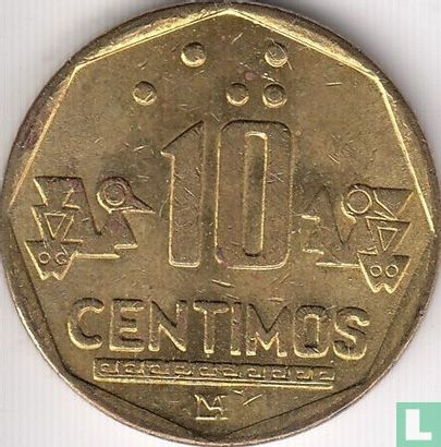 Peru 10 Céntimo 1993 (Typ 1) - Bild 2