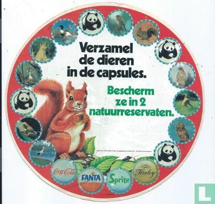 Verzamel de dieren in de capsules Bescherm ze in 2 natuurreservaten