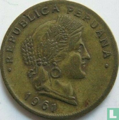 Peru 20 centavos 1961 (without AFP) - Image 1