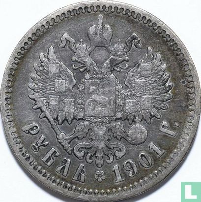 Rusland 1 roebel 1901 (Ar) - Afbeelding 1