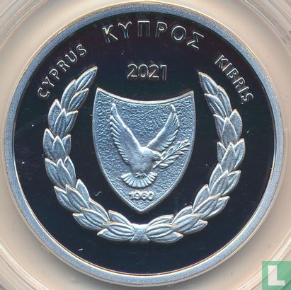 Cyprus 5 euro 2021 (PROOF) "60 years Accession of Cyprus to UNESCO" - Afbeelding 1