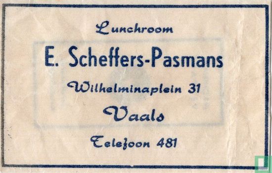 Lunchroom E. Scheffers Pasmans - Afbeelding 1