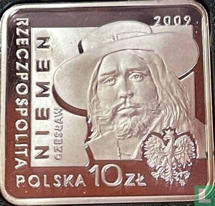 Polen 10 zlotych 2009 (PROOF - type 1) "70th anniversary Birth and 5th anniversary Death of Czeslaw Niemen" - Afbeelding 1