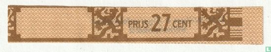 Prijs 27 cent - (Achterop: N.V. Willem II Sigarenfabrieken Valkenswaard) - Bild 1