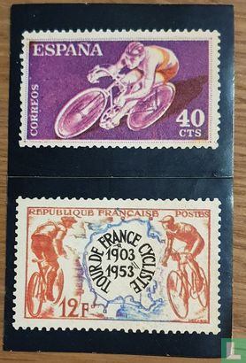 Timbre-poste (España) / Timbre-poste (Tour de France Cycliste 1903-1953) - Bild 1