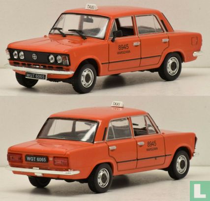 Modèle Réduit FIAT 125P Taxi Varsovie - 1:43 Diecast IXO/IST - Neuf (Collection P206)