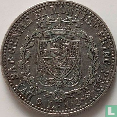 Sardinien 1 Lira 1826 (P) - Bild 2