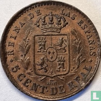 Spain 5 centimos 1856 - Image 2