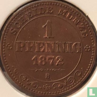 Saxony-Albertine 1 pfennig 1872 - Image 1