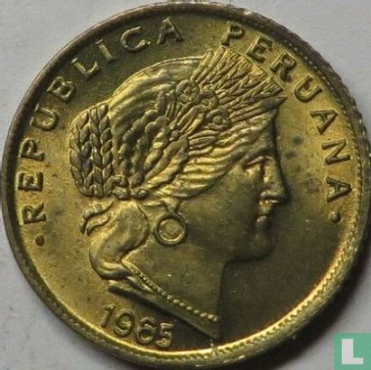 Peru 5 centavos 1965 (type 1) - Image 1
