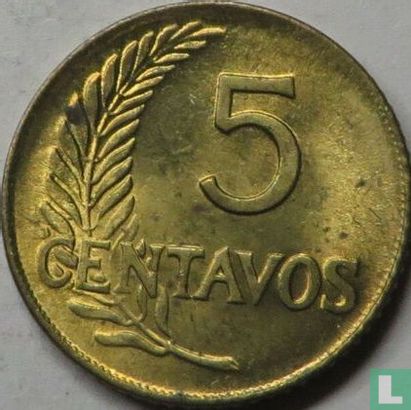 Peru 5 centavos 1965 (type 1) - Image 2