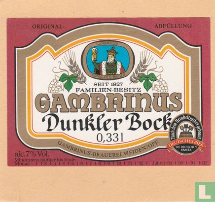 Gambrinus Dunkler Bock