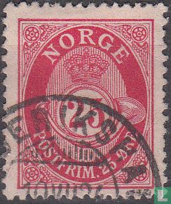 Corne postale 'NORGE' en Antiqua