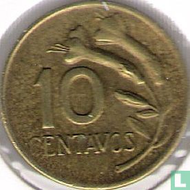 Peru 10 Centavo 1966 - Bild 2