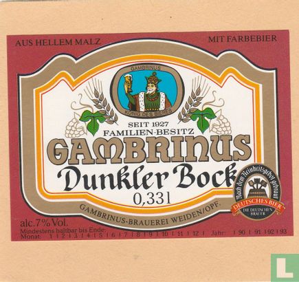 Gambrinus Dunkler Bock