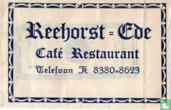 Reehorst Café Restaurant - Afbeelding 1