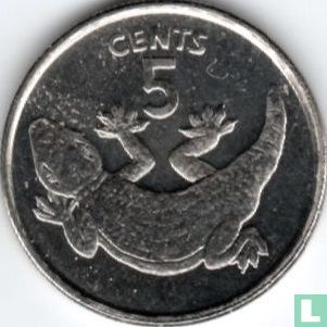 Kiribati 5 cents 1979 (acier recouvert de cuivre-nickel) - Image 2