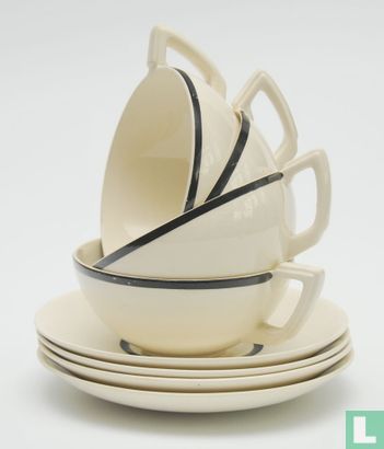Cup and saucer - Hanny - Petrus Regout - Image 3