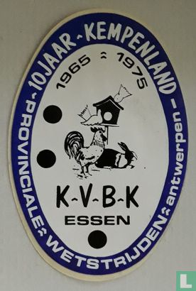 KVB-1975K Essen - 10 jaar kempenland 1965