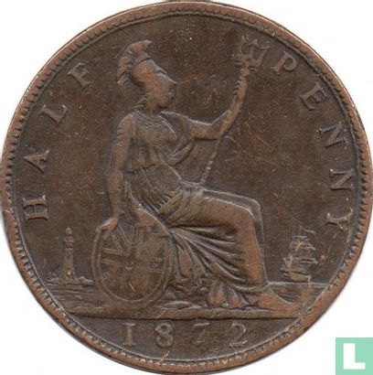 Vereinigtes Königreich ½ Penny 1872 - Bild 1