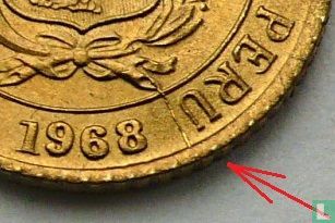Peru 5 centavos 1968 - Afbeelding 3