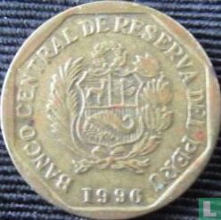 Peru 5 céntimos 1996 - Afbeelding 1