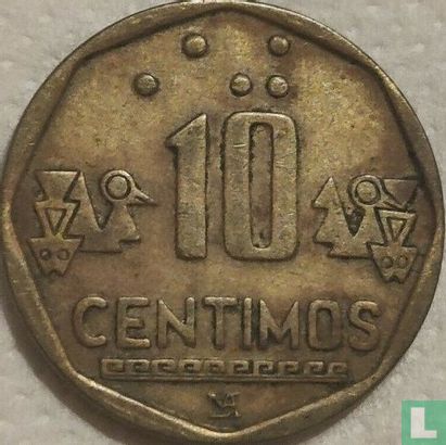 Pérou 10 céntimos 1995 - Image 2