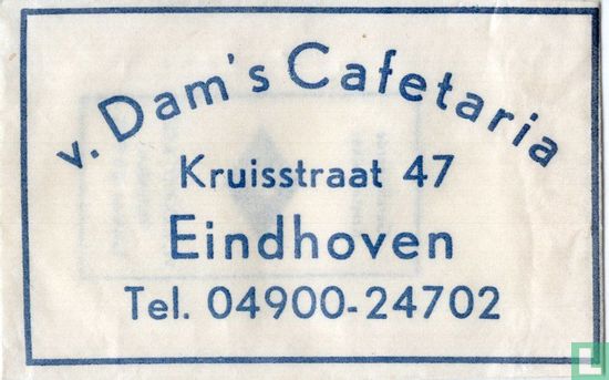 v. Dam's Cafetaria - Afbeelding 1
