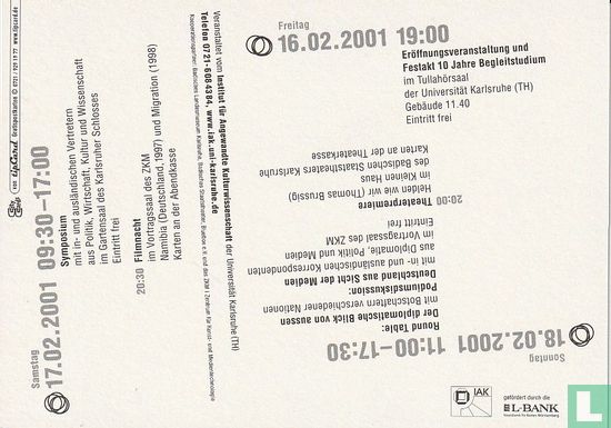 5. Karlsruher Gespräche 2001 - Afbeelding 2