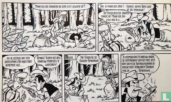 Jerom - The Golden Tomahawk - (Partly) original page - p.10 - (1967) - Image 2