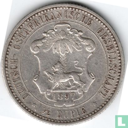 Deutsch-Ostafrika ½ Rupie 1897 - Bild 1